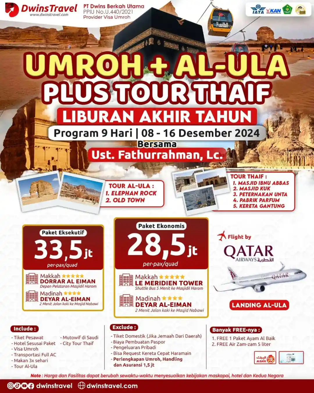 ️ Promo Umroh+Toif+Al-Ula Cuma 28 Jutaan Aja